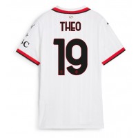 AC Milan Theo Hernandez #19 Bortedrakt Dame 2024-25 Kortermet